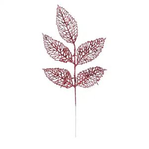 Galho Decorativo Vermelho 45cm - 1092359 - CROMUS