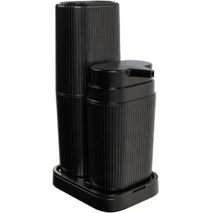 Kit Acessórios Para Bancada Banheiro 3 Peças Preto - KBB4/3* PR1 - ASTRA