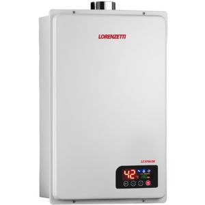 Aquecedor de Água a Gás Digital 37 Litros por Minuto GLP Branco - 7412095 - LORENZETTI