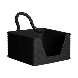 Porta Guardanapo Rattan Preto - 429 - PANAMBY