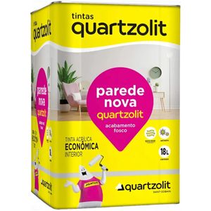 Tinta Acrílica Parede Nova Econômica 18 Litros Branco Neve - 0603.00000.0018LT - QUARTZOLIT