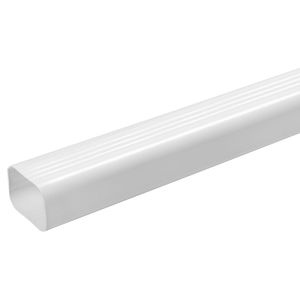 Tubo Condutor de Calha de 3 Metros Branco Com 80x60mm - CAL/CDT*BR - ASTRA