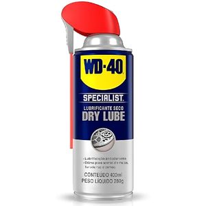 Lubrificante Seco Antiaderente Spray Dry Lube Sem PTFE  400ml - 466638 - WD-40