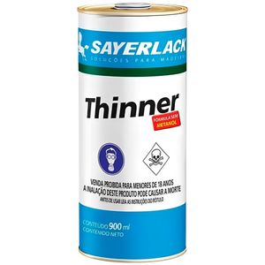 Thinner Especial Para Diluição De Produtos De 900ML - DR4407QT - SAYERLACK
