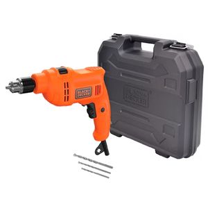 Furadeira Impacto 3/8 550 Watts 220 Volts Com Broca E Maleta - BED710550K-B2 - BLACK DECKER