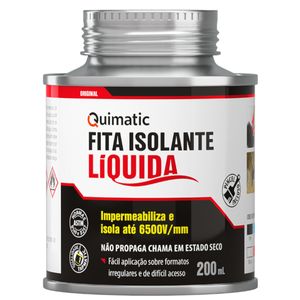 Fita Isolante Líquida Incolor 200ml - BI1 - TAPMATIC