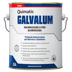 Galvalum Galvanização a Frio Aluminizada 3,6 Litros - DA3 - TAPMATIC