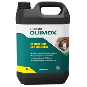 Removedor de Ferrugem Ultrarrápido Quimox 5 Litros - RA3 - TAPMATIC