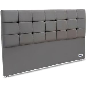 Cabeceira Piave Veluto Super King Cinza 8x195x120cm - 1050393583 - ORTOBOM