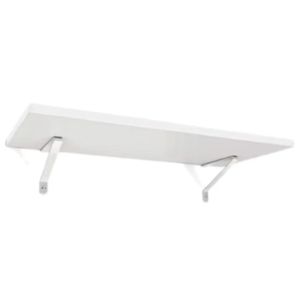 Prateleira com Suporte 20x60cm Branca - 3028296 - ZAMAR