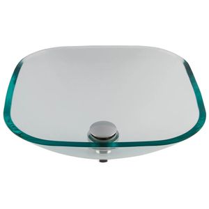 Cuba Vidro 31x31cm Quartzo Sem Válvula - CP/QC31S - ASTRA