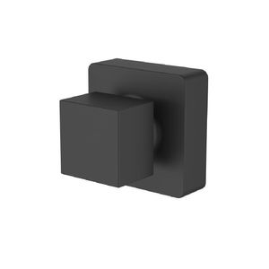 Acabamento Base Deca Gaveta Pressão 1/2 e 3/4 Quadrado Preto Fosco - 7908745803661 - ECONOMETAL