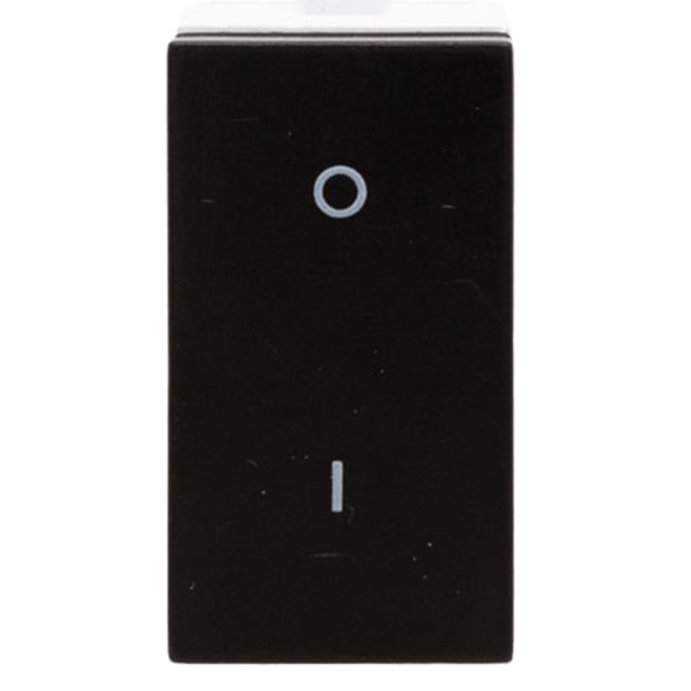 Módulo 1 Interruptor Bipolar Simples Preto Fosco EKP-31000/14 DICOMPEL