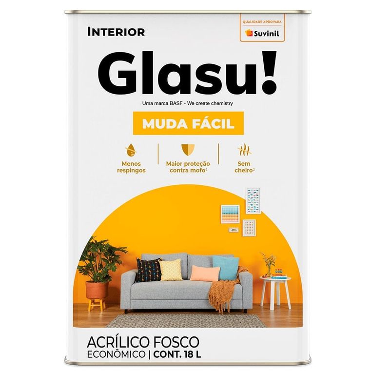 Tinta Acrílica Fosco Verde Piscina 18 Litros - SUVINIL