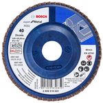 Disco Flap Expert para Metal Base Plástica Grão 40 - 2608619020000 - BOSCH
