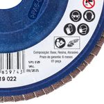 Disco Flap Expert para Metal 115mm Grão 80 - 2608619022000 - BOSCH