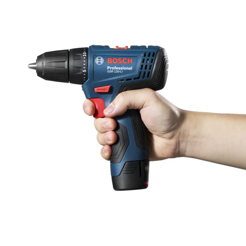 Parafusadeira 12 Volts GSR120LI Maleta 2 Brocas - BOSCH