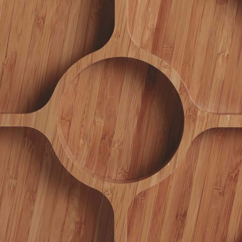 Gamela com 5 Divisórias Bamboo - 33365 - MOR