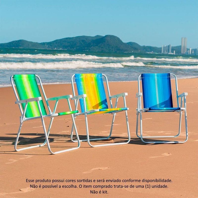 Cadeira Praia Alta Aco - 002002 - MOR