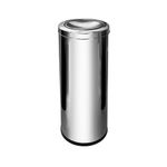 Lixeira Aço Inox com Tampa Meia Esfera 30 Litros - C21 - JSN