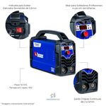 Inversora Solda Elétrica e Tig 161BV - 110/220 Volts - 99486 - BOXER